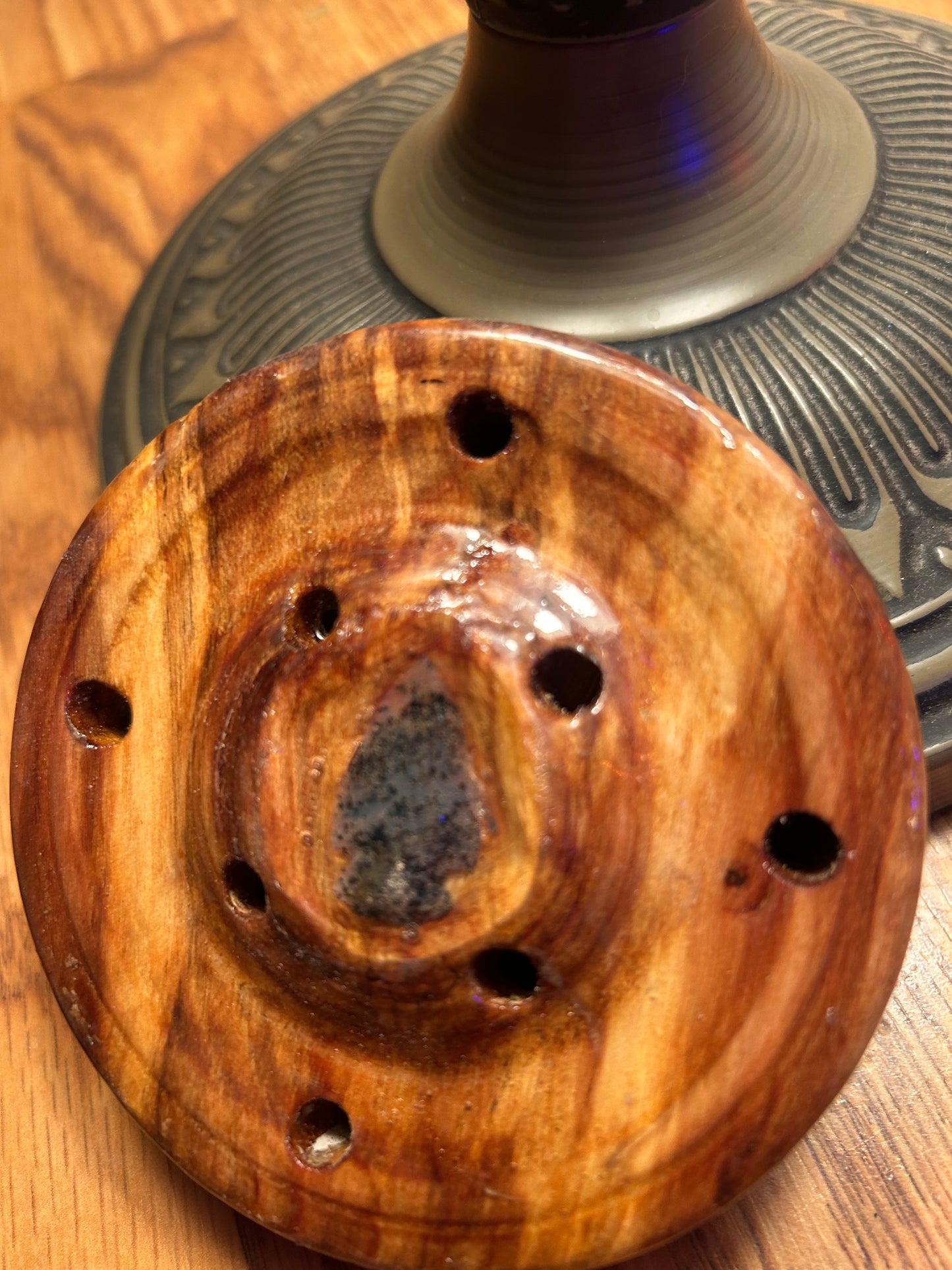 Slate Over Wood Pot Call “Discounted See Description”