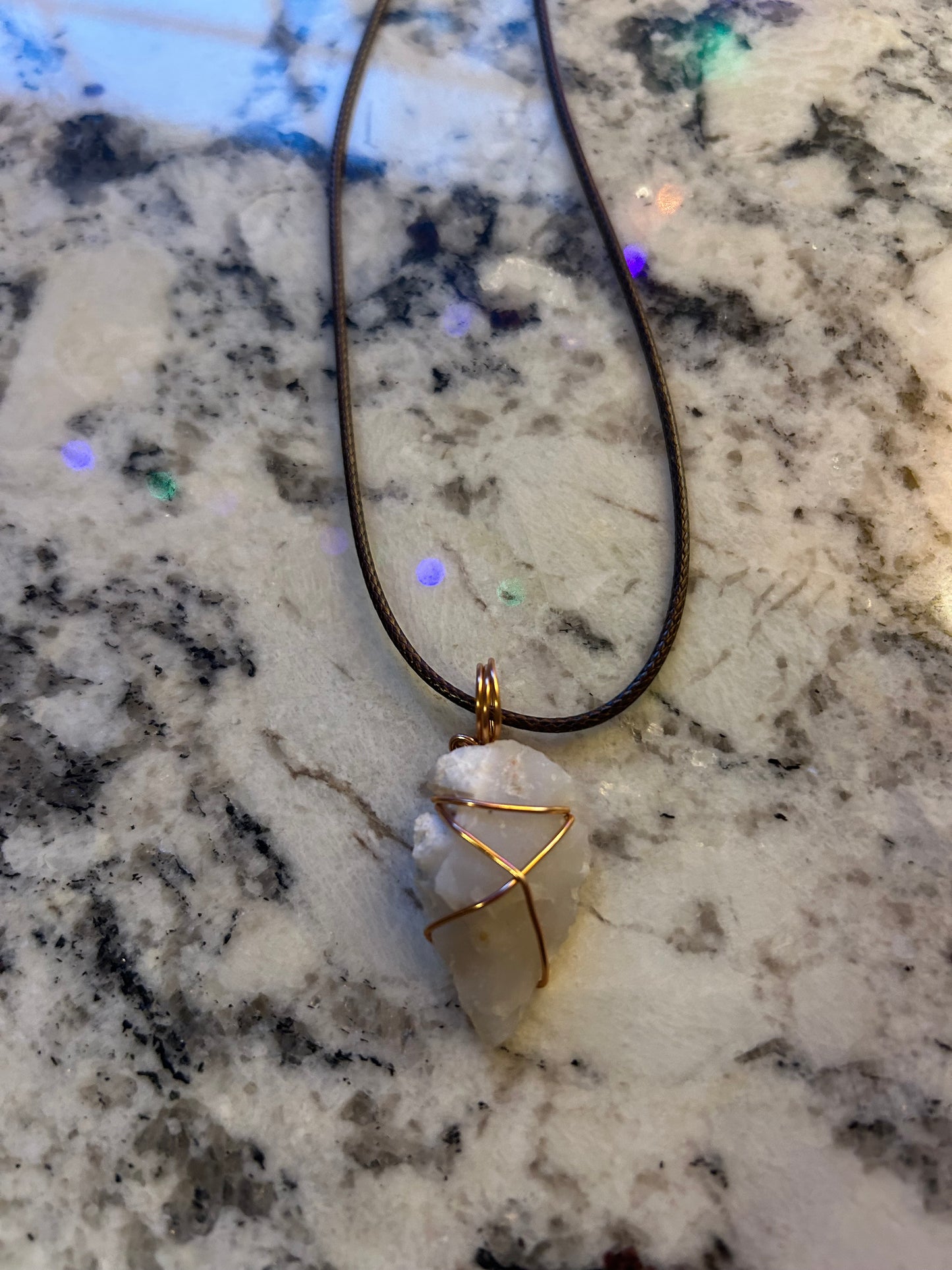 Mystery Arrowhead necklace pendant and Key Chain Ring
